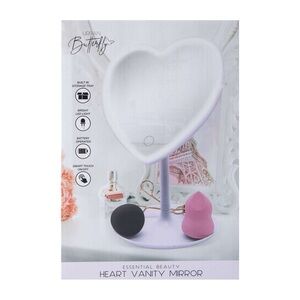 Heart-Shaped LED Vanity Mirror 13.5in